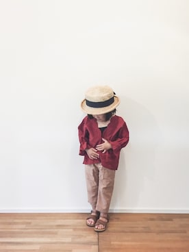 「babyGAP（babyGAP）のアイテム」を使った、yuyuemさん（キッズ・90cm）の夏コーディネート