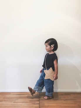 「GAP（ギャップ）のアイテム（シューズ）」を使った、yuyuemさん（キッズ・90cm）の夏コーディネート