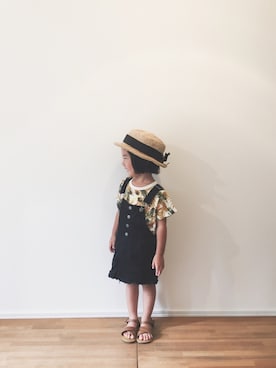 「GAP（ギャップ）のアイテム（シューズ）」を使った、yuyuemさん（キッズ・90cm）の夏コーディネート