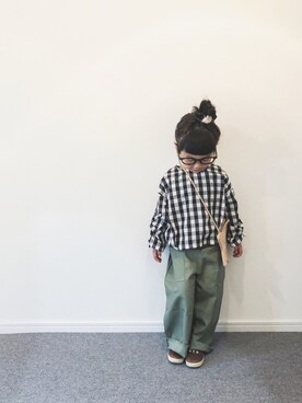 「Cienta（シエンタ）のアイテム」を使った、yuyuemさん（キッズ・100cm）の春コーディネート