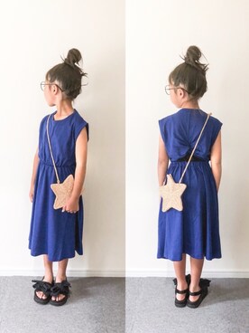 「CIAOPANIC TYPY（チャオパニックティピー）のアイテム（ワンピース/ドレス）」を使った、yuyuemさん（キッズ・120cm）の春コーディネート