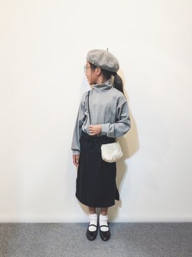 「CIAOPANIC TYPY（チャオパニックティピー）のアイテム（バレエシューズ）」を使った、yuyuemさん（キッズ・120cm）の秋コーディネート