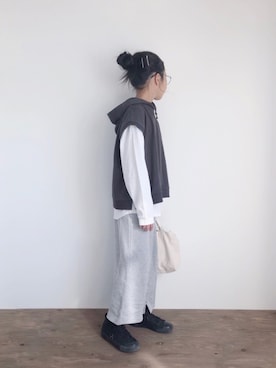 「CONVERSE（コンバース）のアイテム」を使った、yuyuemさん（キッズ・130cm）の秋コーディネート