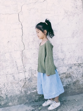 「kids fashion」｜pinkpinkmoreさん（キッズ・110cm）の秋コーディネート