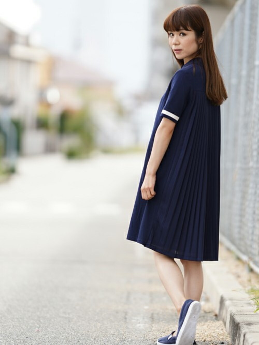 LACOSTE (ラコステ) レディースプリーツ半袖ポロドレス LACOSTE (ラコステ) レディースプリーツ半袖ポロドレス