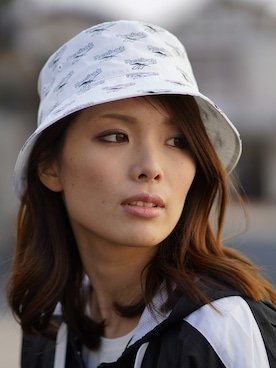 「Reebok（リーボック）のアイテム（ブルゾン）」を使った、active queen staffさん（レディース・162cm）の春コーディネート