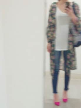 「aveil（アベイル）のアイテム（パンツ）」を使った、yoshie💋.さん（レディース・157cm）の春コーディネート