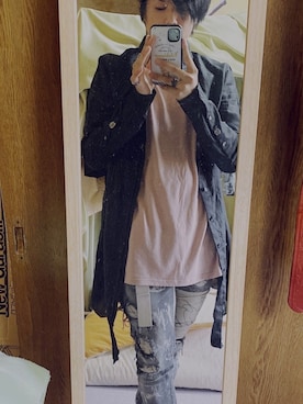 「IVXLCDM（アイヴィーエックスエルシーディエム）のアイテム」を使った、心咲さん（メンズ・161cm）の春コーディネート