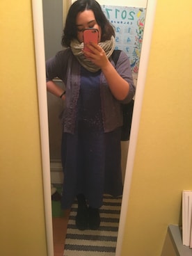 「blue」｜「アイテム（タイツ/ストッキング）」を使った、ADAさん（レディース・169cm）の春コーディネート