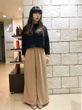 「アイテム（アナログ腕時計）」を使った、chihayaさん（レディース・156cm）の冬コーディネート