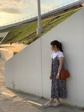 「Nuts（ナッツ）のアイテム」を使った、CYWさん（レディース・158cm）の春コーディネート