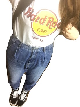 ａさんの（Hard Rock Cafe | ハードロックカフェ）を使ったコーディネート