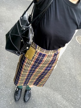 「タッセル」｜「アイテム（財布/小物）」を使った、みいさん（レディース・167cm）の秋コーディネート