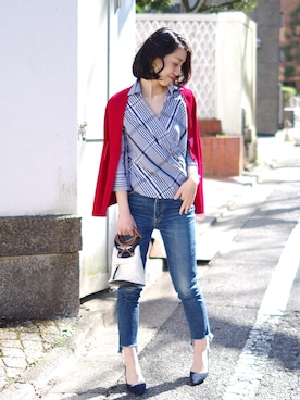 Emmaさん（レディース・161cm）の春コーディネート