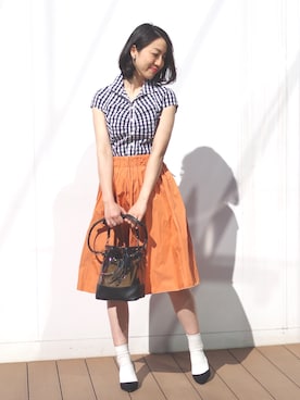 Emmaさん（レディース・161cm）の春コーディネート