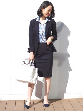Emmaさん（レディース・161cm）の春コーディネート