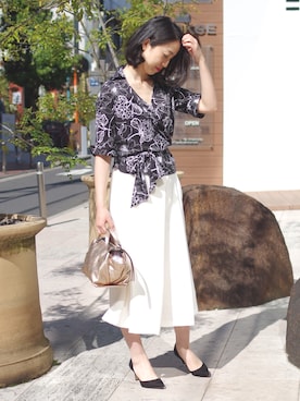 Emmaさん（レディース・161cm）の春コーディネート