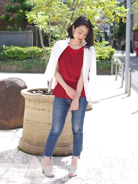Emmaさん（レディース・161cm）の春コーディネート