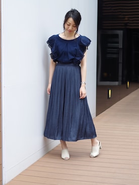 Emmaさん（レディース・161cm）の夏コーディネート