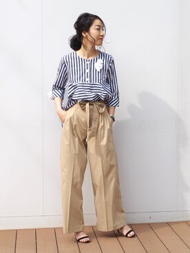 Emmaさん（レディース・161cm）の夏コーディネート