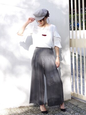 Emmaさん（レディース・161cm）の秋コーディネート