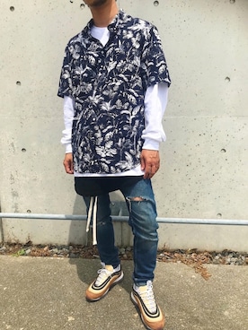 「html（エイチティーエムエル）のアイテム」を使った、カズさん（メンズ・171cm）の春コーディネート