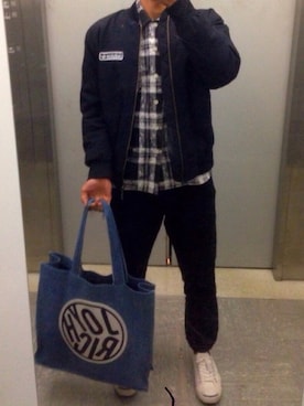 「CONVERSE（コンバース）のCONVERSE コンバース ジャック パーセル / JACK PURCEL（スニーカー）」を使った、しょーとさん（メンズ・168cm）の冬コーディネート