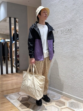 「417 EDIFICE（フォーワンセブンエディフィス）のアイテム（帽子）」を使った、TOGOさん（メンズ・173cm）の冬コーディネート
