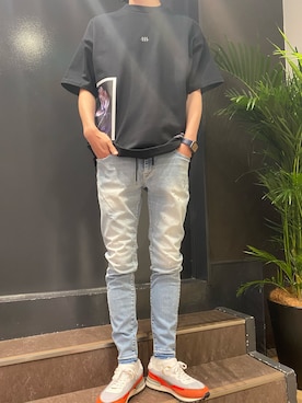 「HIDNANDER（ヒドゥナンダー）のアイテム」を使った、neotinさん（メンズ・182cm）の春コーディネート