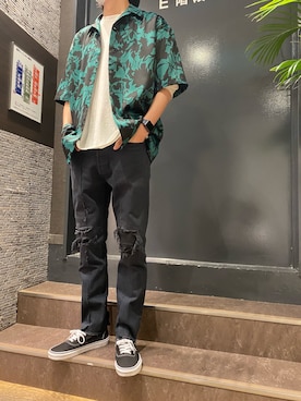 MINEDENIM(マインデニム)の「OLDPARK×MINEDENIM/オールドパークx 日本初の マインデニム × デニムパンツ ダメージ加工 再構築 オールドパーク デニム/ジーンズ