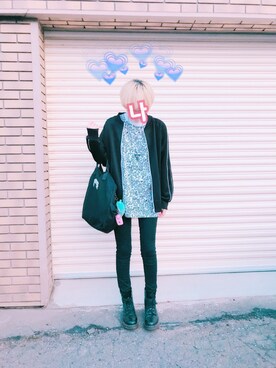 ☁︎ じょるち ☁︎さんの「Dr.Martens 1460 WOMENS 8EYE BOOT [ドクターマーチン 1460 ウィメンズ 8アイ ブーツ]」を使ったコーディネート