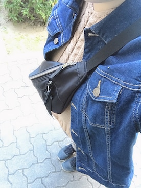 「Honeys（ハニーズ）のアイテム（デニムジャケット）」を使った、erer6さん（レディース・159cm）の秋コーディネート