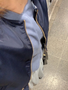 「着たいものを着る」｜「アイテム（ブルゾン）」を使った、erer6さん（レディース・159cm）の春コーディネート