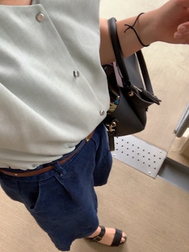 「着たいものを着る」｜「アイテム（サンダル）」を使った、erer6さん（レディース・159cm）の夏コーディネート