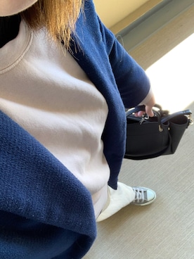 「着たいものを着る」｜「アイテム（スウェット）」を使った、erer6さん（レディース・159cm）の冬コーディネート