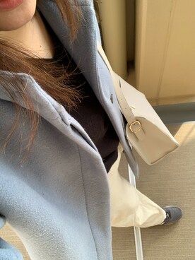 「スニーカー好きと繋がりたい」｜「アイテム（その他アウター）」を使った、erer6さん（レディース・159cm）の冬コーディネート