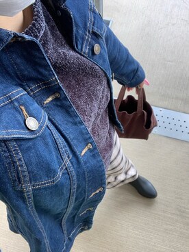 「着たいものを着る」｜「アイテム（デニムジャケット）」を使った、erer6さん（レディース・159cm）の春コーディネート
