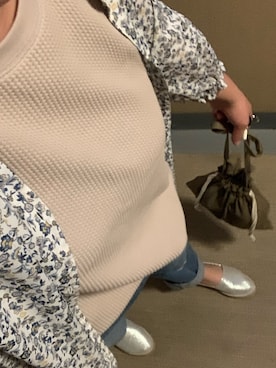 「着たいものを着る」｜「アイテム（スリッポン）」を使った、erer6さん（レディース・159cm）の夏コーディネート
