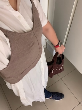 「着たいものを着る」｜「アイテム（シャツワンピース）」を使った、erer6さん（レディース・159cm）の秋コーディネート