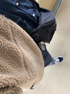「スニーカー好きと繋がりたい」｜「アイテム（ブルゾン）」を使った、erer6さん（レディース・159cm）の秋コーディネート
