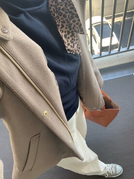 「スニーカー好きと繋がりたい」｜「アイテム（その他アウター）」を使った、erer6さん（レディース・159cm）の冬コーディネート