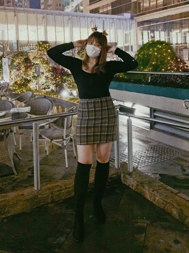 「Mong Kok」｜milky.tcさん（レディース・165cm）の冬コーディネート