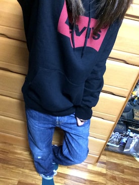 「ドラフトリーバイス」｜「アイテム（パーカー）」を使った、SHIYORI . Kさん（レディース・150cm）の秋コーディネート