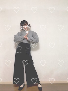 「merry jenny（メリージェニー）のアイテム（バレエシューズ）」を使った、shiyuriさん（レディース・160cm）の秋コーディネート