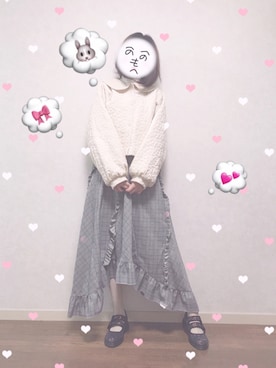 「グリッター」｜「アイテム（その他シューズ）」を使った、shiyuriさん（レディース・160cm）の冬コーディネート