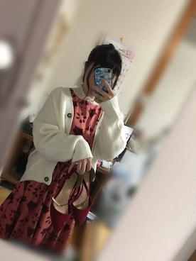 「one after another NICE CLAUP（ワンアフターアナザーナイスクラップ）のアイテム（チェスターコート）」を使った、ヒカリさん（レディース・147cm）の冬コーディネート