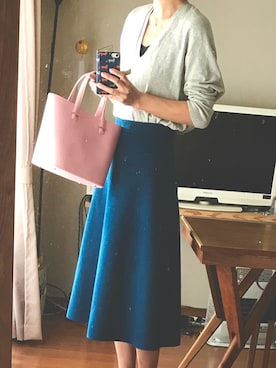 「BELLMER（ベルメール）のアイテム」を使った、maria170さん（レディース・170cm）の春コーディネート