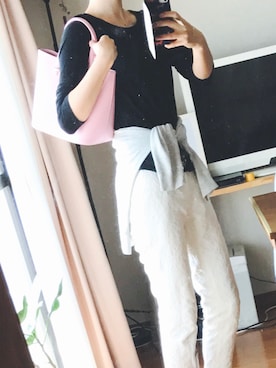 「BELLMER（ベルメール）のアイテム」を使った、maria170さん（レディース・170cm）の春コーディネート