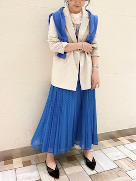 「ジャケット×スカート」｜nol takitaさん（レディース・160cm）の春コーディネート