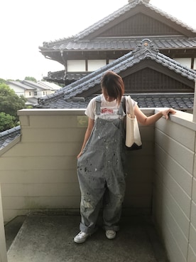 「ヒッコリーデニム」｜リコリスさん（レディース・158cm）の夏コーディネート